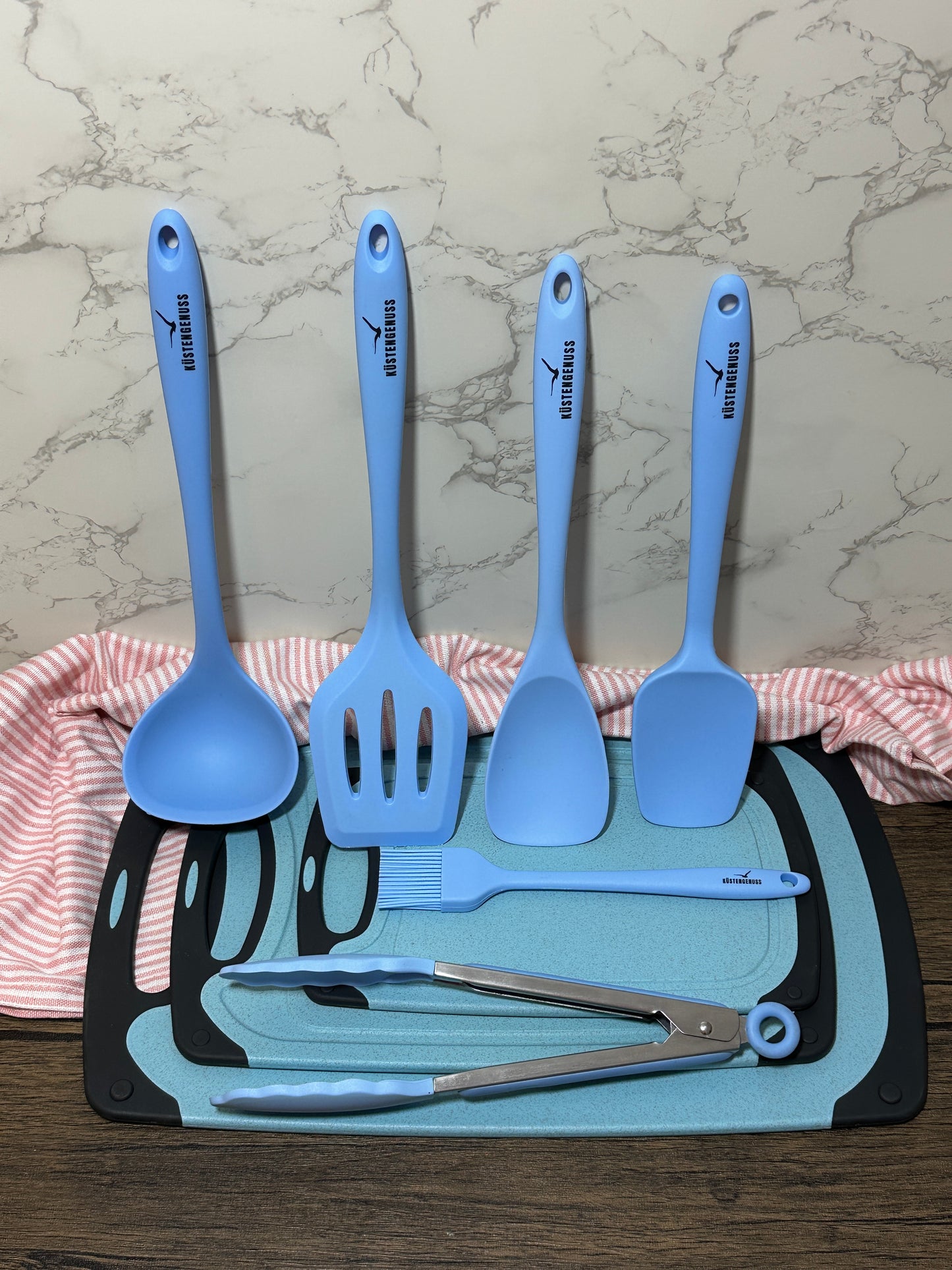 Großes Küchenbundle blau